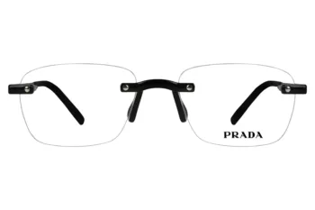 Rimless Prada 1039 Glasses Frame Black