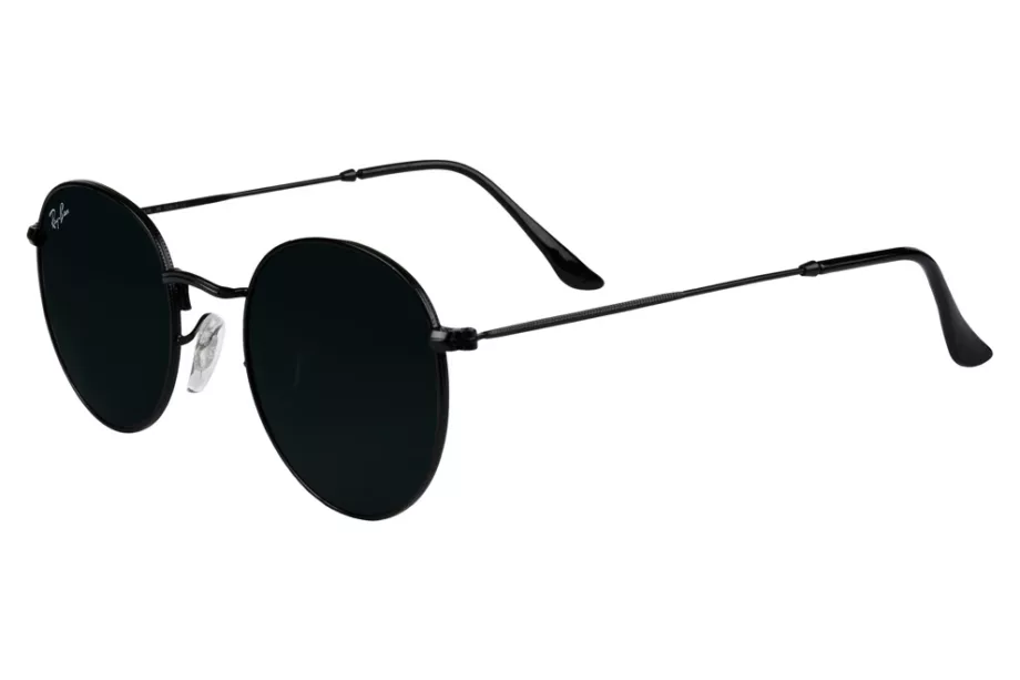 Black Ray Ban round Sunglasses