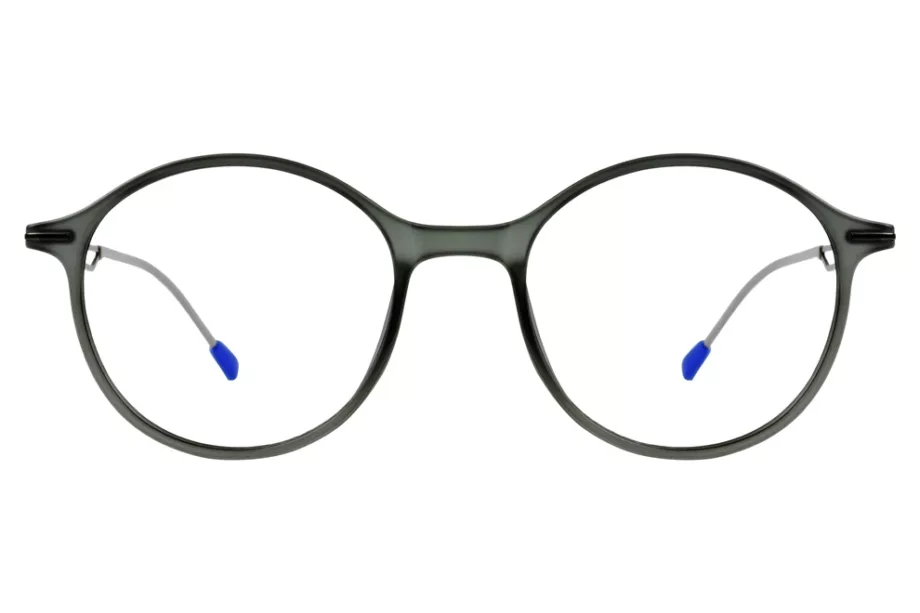 gray glasses round 8010